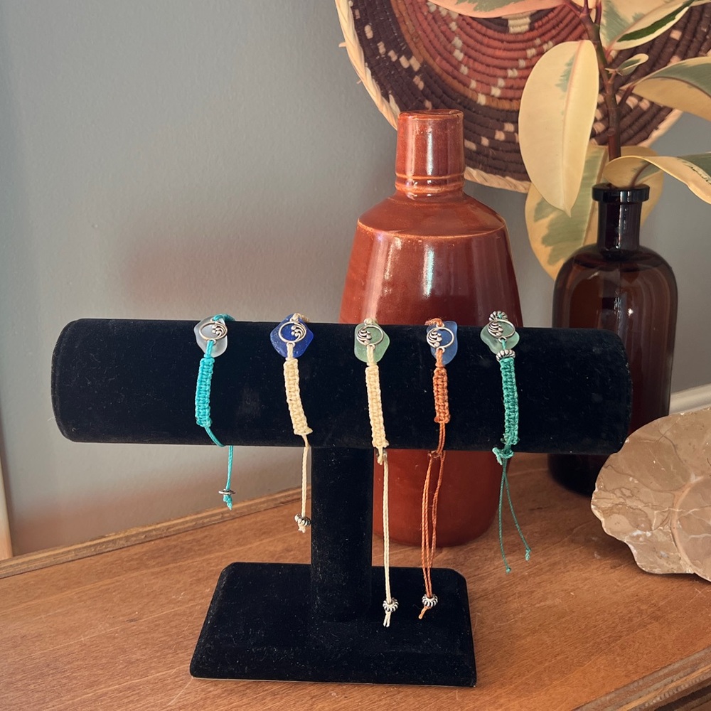 Genuine Seaglass bracelet